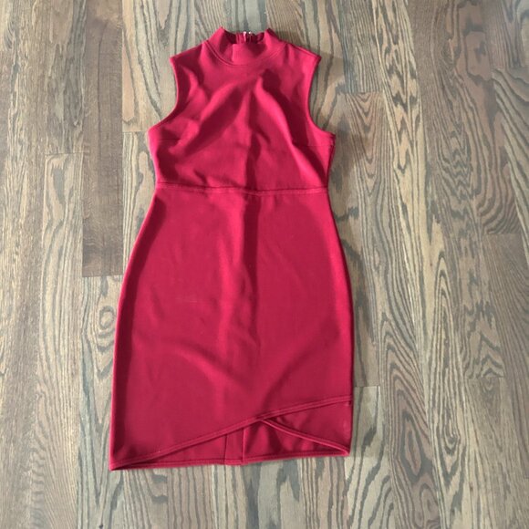 Express Dresses & Skirts - Express Bodycon Mockneck Sleeveless Dress Size M